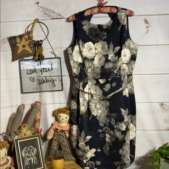 Eliza J; Floral; Midi; Shift; Dress; 14 - Picture 6 of 7